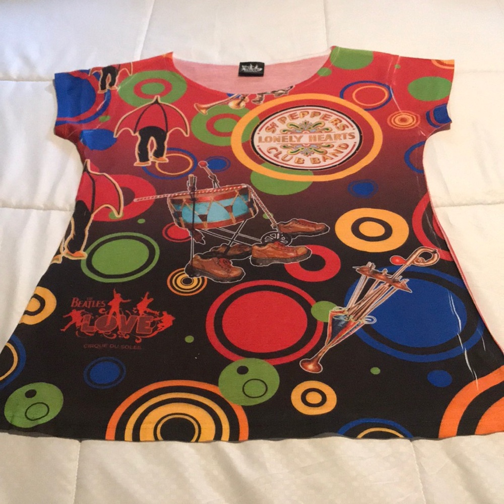 The Beatles “Cirque Du Soleil” Sgt Peppers Lonely Hearts Club Band Shirt